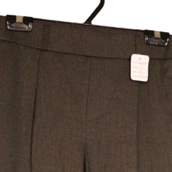 🎉4 FOR 💲10 WOMENS SUZY SHIER WOMENS MEDIUM GREY DRESS PANTS HIGH WAIST - Picture 2 of 4